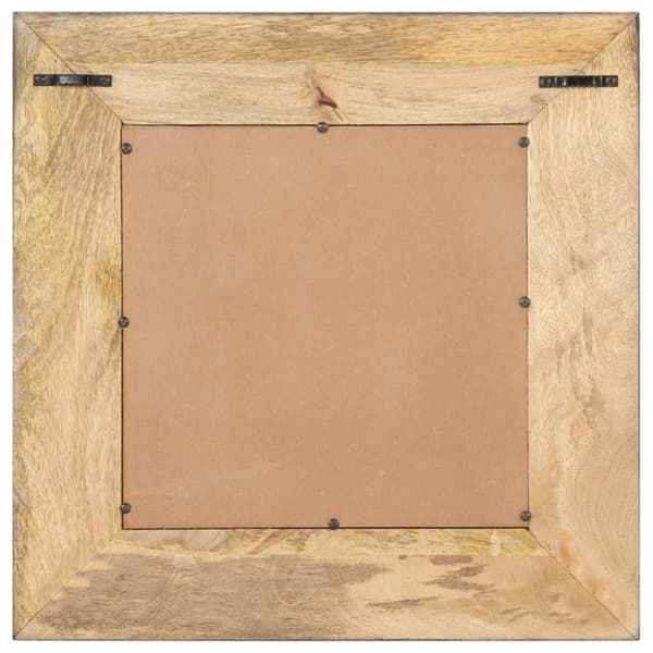 vidaXL spejl 50x50 cm massivt mangotræ