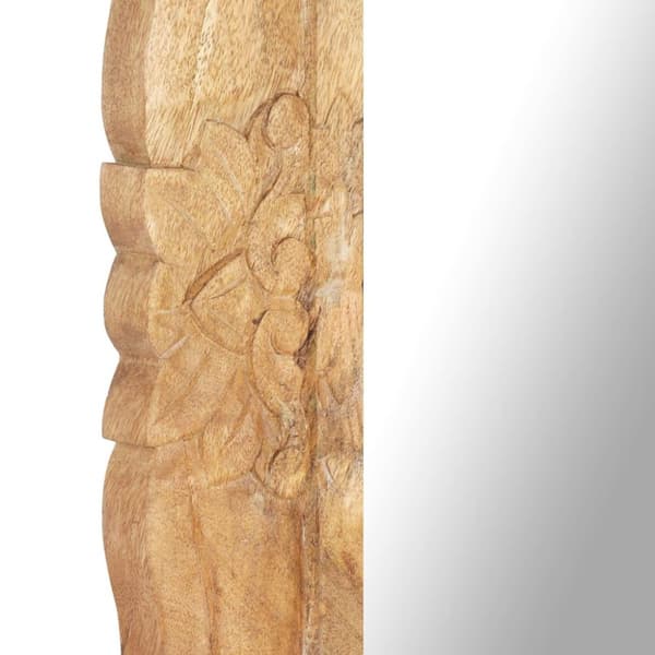 vidaXL spejl 110x50 cm massivt mangotræ