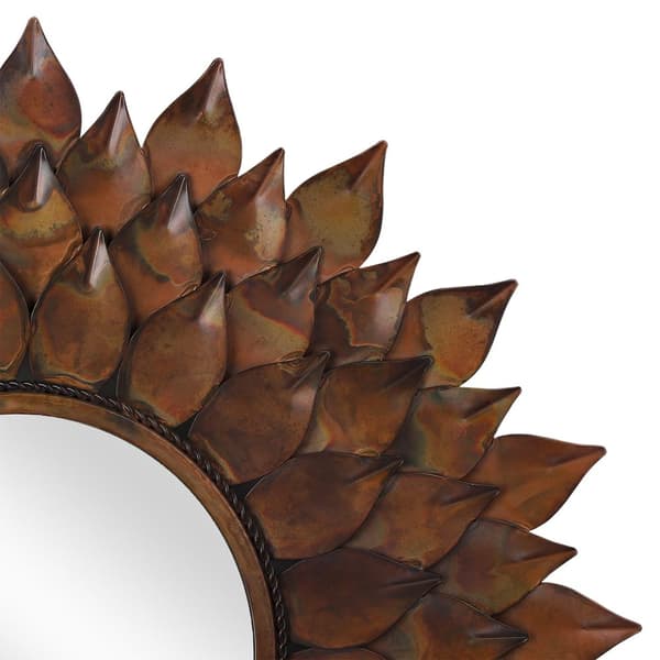 WOMO-DESIGN seinäpeili koristeellinen peili riippuva peili Rio de Janeiro Ø 74 cm