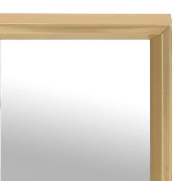 vidaXL 322745  Spegel guld 60x60 cm