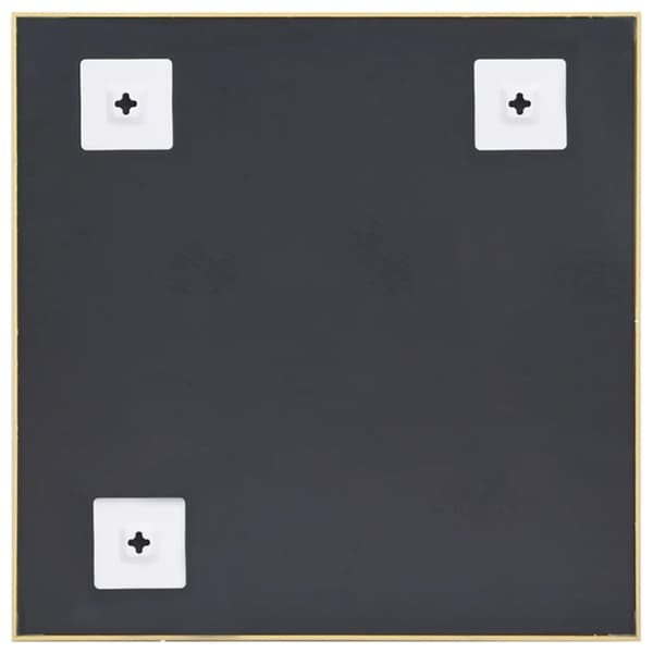 vidaXL spejl 50x50 cm guldfarvet