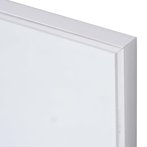 vidaXL spejl 100x60 cm sølvfarvet