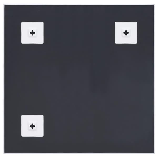 vidaXL Spegel vit 60x60 cm