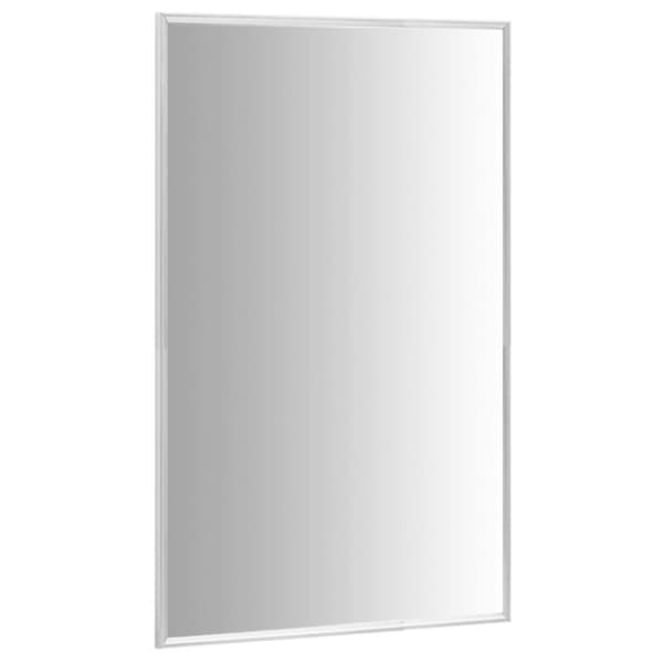 vidaXL spejl 80x60 cm sølvfarvet