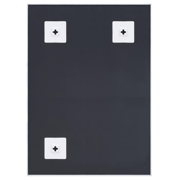 vidaXL Speil hvit 70x50 cm