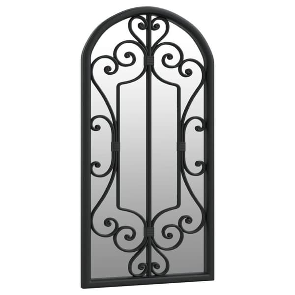 vidaXL havespejl 70x30 cm jern sort