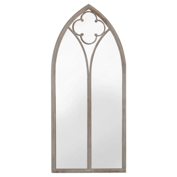vidaXL havespejl 70x30 cm jern sandfarvet