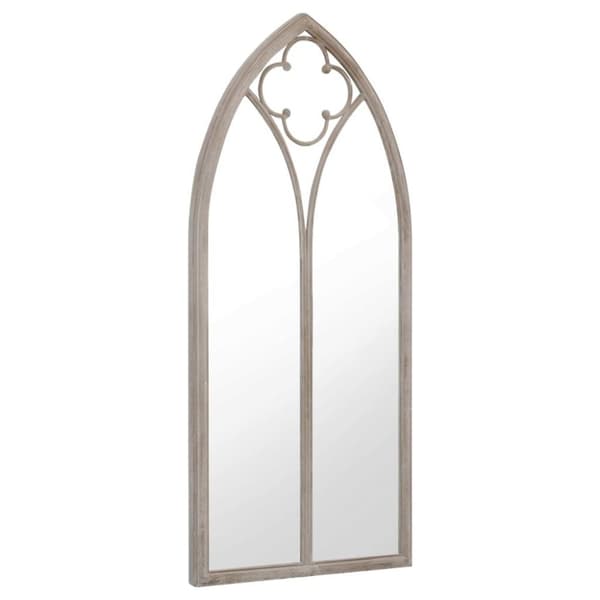 vidaXL havespejl 70x30 cm jern sandfarvet