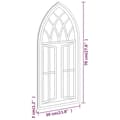 Miniatyrbillede 6 af 8: vidaXL spejl 70x30 cm jern sort