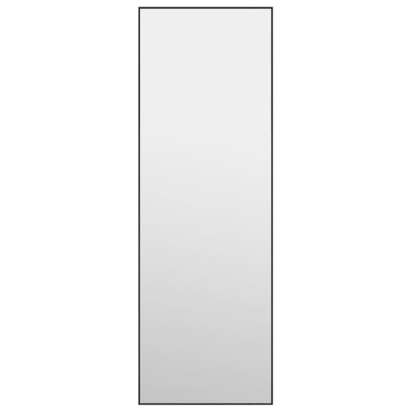 vidaXL Dörrspegel svart 40x100 cm glas och aluminium