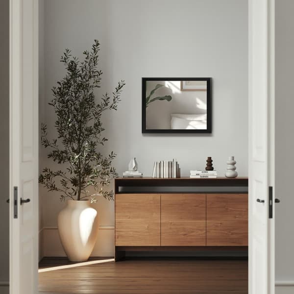 Rektangulär väggspegel Elina med plastram - 40,6 x 50,8 cm