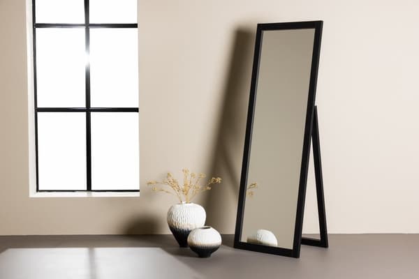 Spejl, Sebring, 55 x 170 cm, Sort