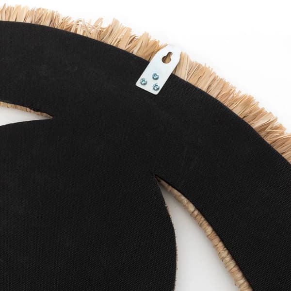 Raffia Eye Spejl - Natur - M