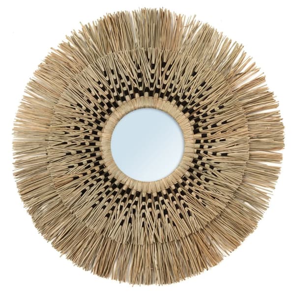 Havana Spejlet - Naturlig Sort - L