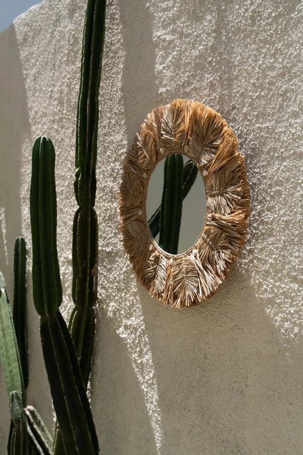 Palmetræ Spejlet - Naturfarve - M
