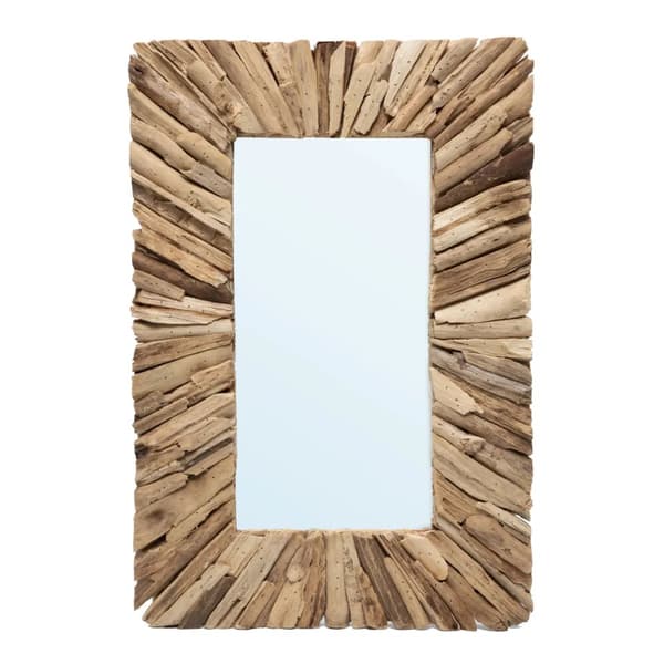 Driftwood Indrammet Spejl - Natur - M