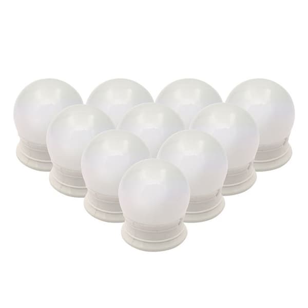 10st LED-lampor för Sminkspegel m Dimmer