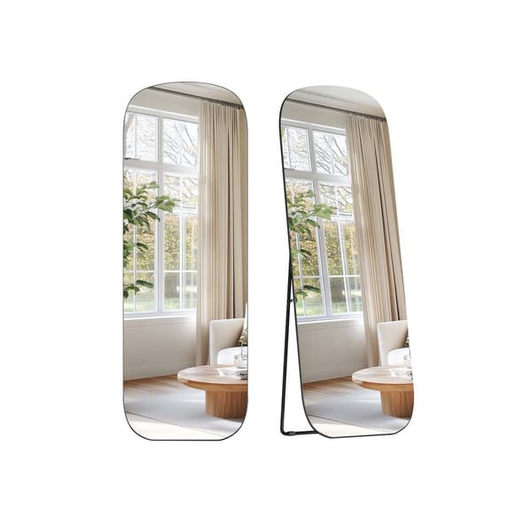 Koko vartalon peili, SONGMICS LFM029B01, 160x50 cm, Musta