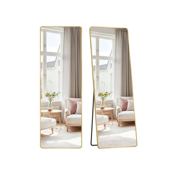 Koko vartalon peili, SONGMICS LFM030B01, 160x50 cm, Musta