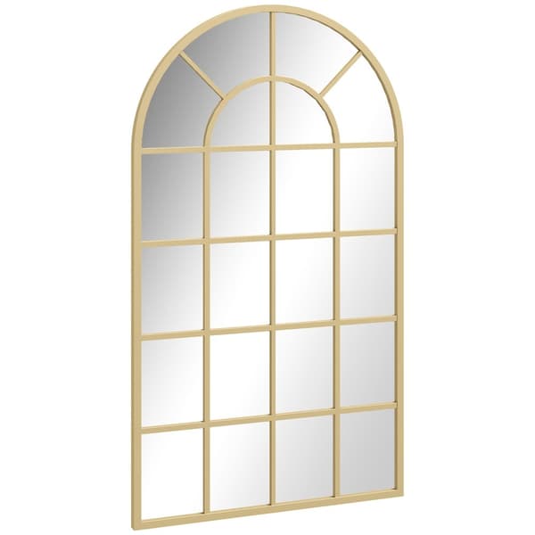 Vægspejl, 110x62 cm, Guld