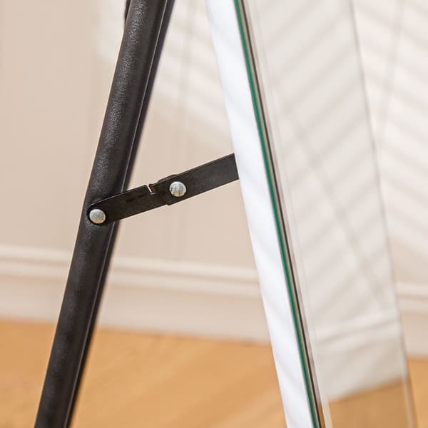 Helskroppsspegel, 150x40 cm, Svart