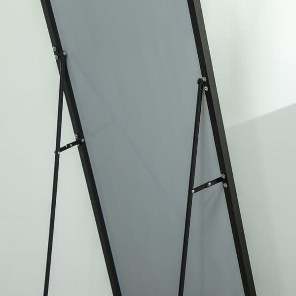 Seinäpeili, 50x2x161.5 cm, Musta