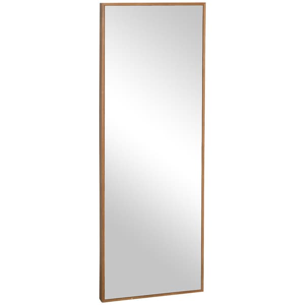 Fuldkrops Spejl, 125x45 cm, Natur