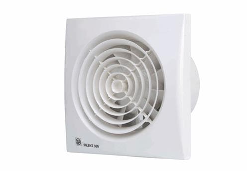 THERMEX Silent 200-300 Scandic, Seinä, Kylpyhuone, Valkoinen, Muovi, IP45, 180 m³/h