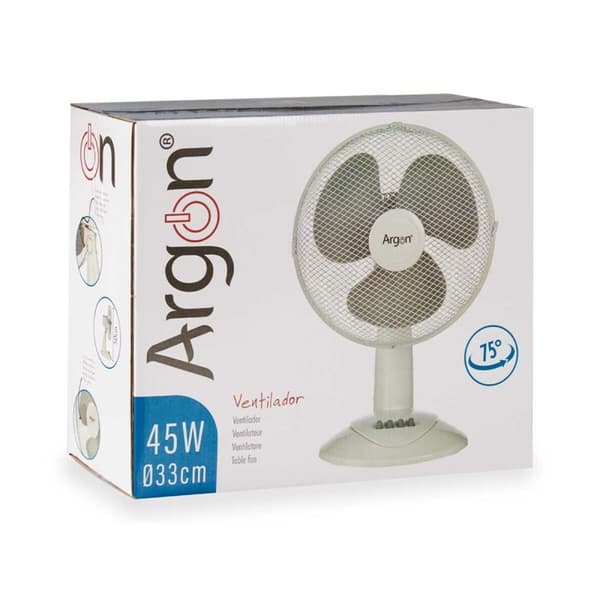 Bordsfläkt Argon FT-26A Vit 45 W 27 x 51 x 33,5 cm