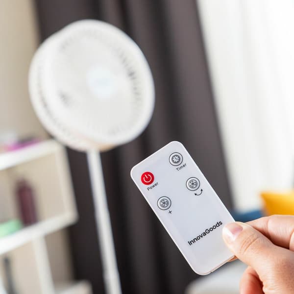 Hopfällbar Laddningsbar Fläkt 3-i-1 Fandle InnovaGoods Ø7,7'' 7200 mAh