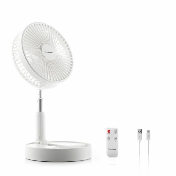 Hopfällbar Laddningsbar Fläkt 3-i-1 Fandle InnovaGoods Ø7,7'' 7200 mAh