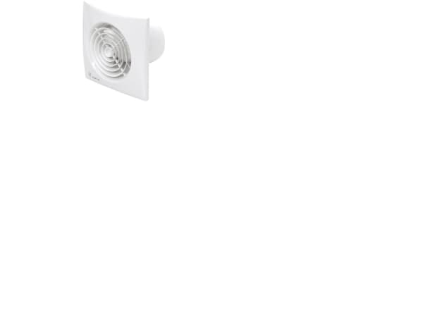 Soler & Palau SILENT-100 CZ, Vegg, Baderom, Hvit, IP45, Klasse II, 95 m³/t