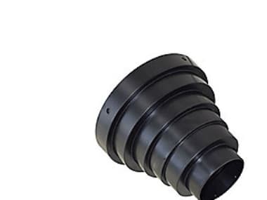 Duka multiadaptor - PVC, Sort, Ø160/150/130-125/110/100/75 mm