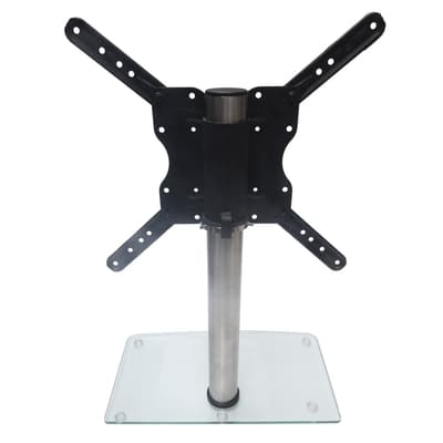 Sinox StandView TV-bordsstativ med svängbar topp. 26"-55". Aluminiumfinish