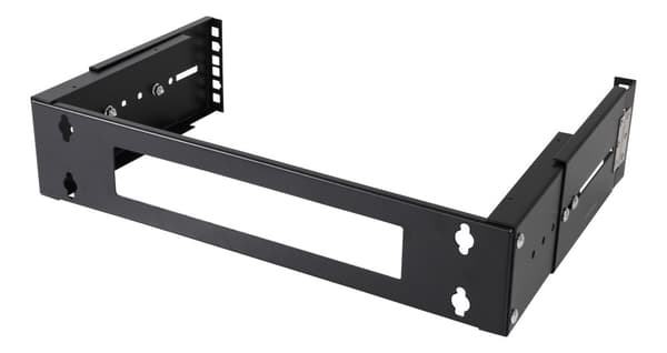 19" wall mount adjustable depth, 2U, 15kg load, steel, kit
