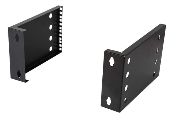 10"-19" wall mount with adjustable width, 4U, 25kg load