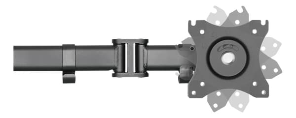 OFFICE  Single Desk mount, tilt, swivel, rotate, 13"-27"
