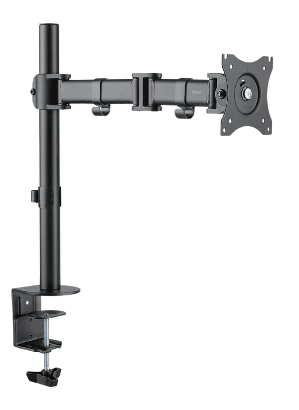 OFFICE Single Desk mount, tilt, swivel, rotate, 13"-27"