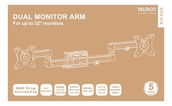 Office, Monitor Arm Dual Monitor