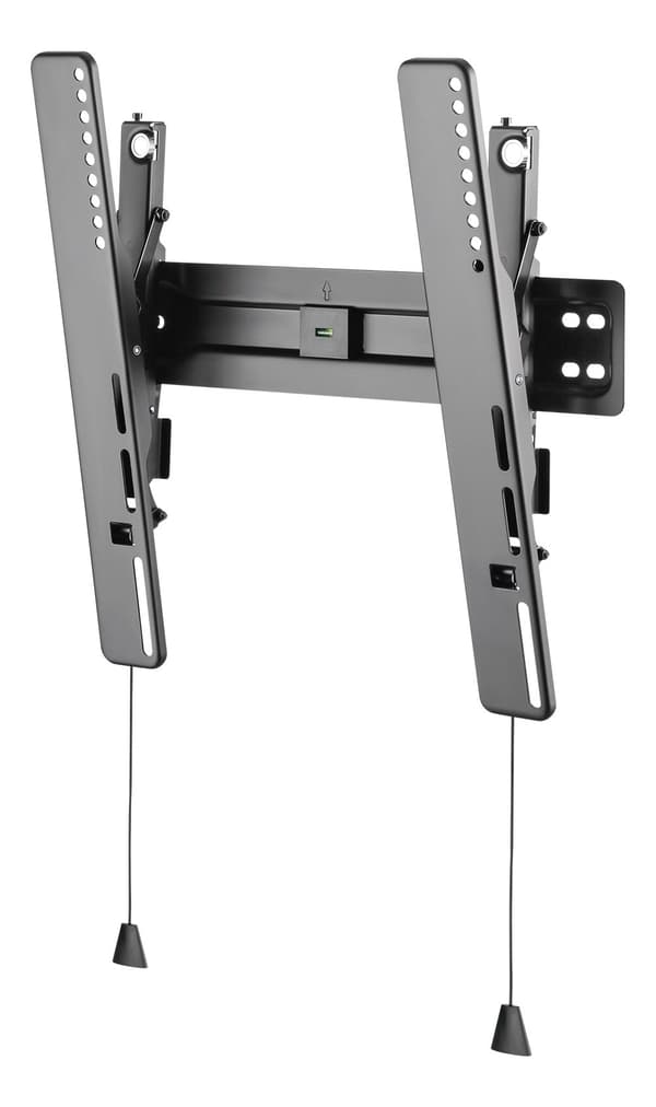 deltaco OFFICE Ultra-Slim Tilt Wall Mount, 32"-55", 35 kg, black Sort