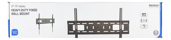 Heavy duty fixed wall mount for monitor/tv, 37"-70", VESA, s