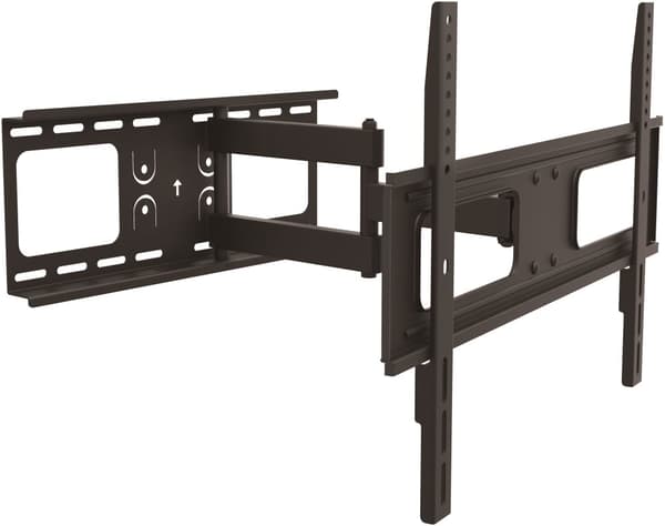 Wall mount for tv/screen, 37"-75",  max 50kg, 3 leads, black Sort