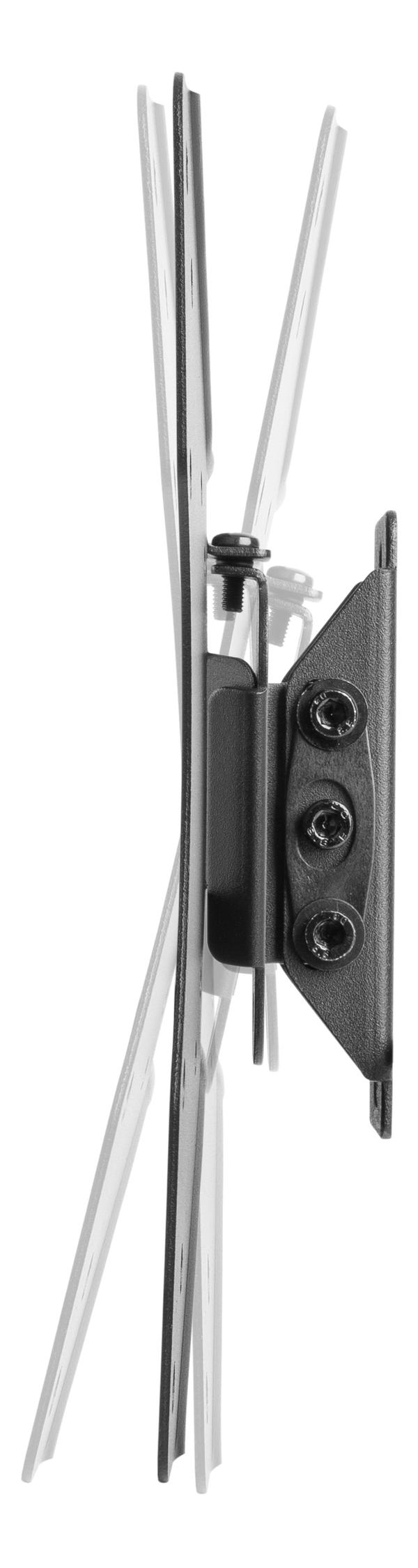 Compact slim tilt wall mount, 23"-42", 25 kg, black