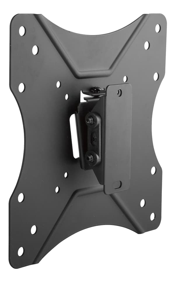 Compact slim tilt wall mount, 23"-42", 25 kg, black
