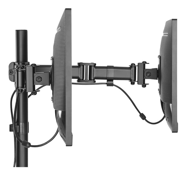 OFFICE Dual Desk Mount, tilt, swivel, rotate, 13"-27"