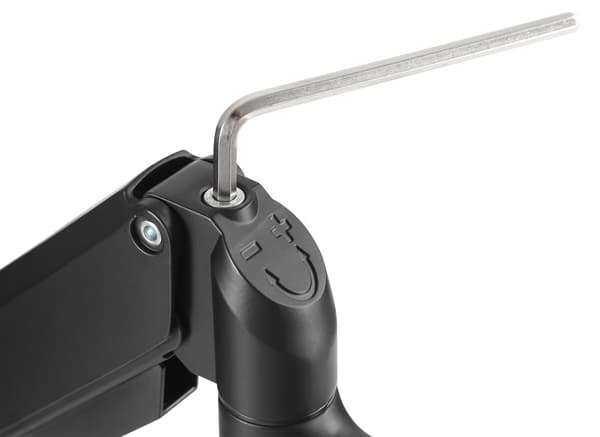 OFFICE Dual Mount Gas Spring Monitor Arm tilt 17"-32"