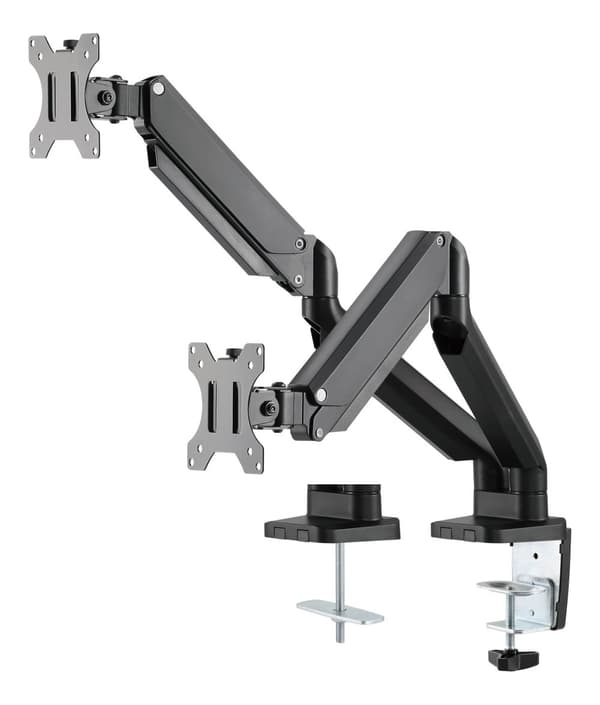 OFFICE Dual Mount Gas Spring Monitor Arm tilt 17"-32"