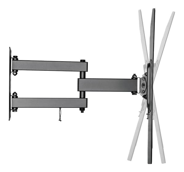 Full motion 3-way wall mount for monitor/tv, 32"-55", tilt