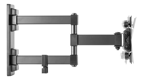 Full motion 3-way wall mount, 13-27" up to 20 kg, tilt, rota
