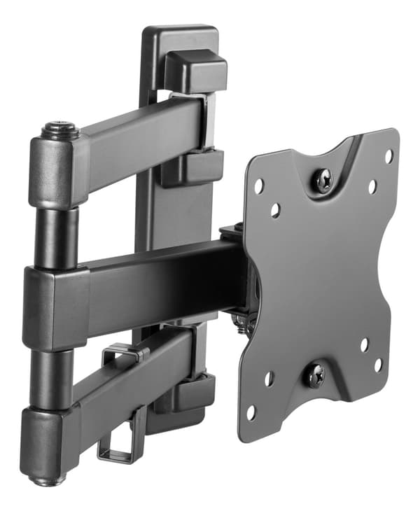 Full motion 3-way wall mount, 13-27" up to 20 kg, tilt, rota
